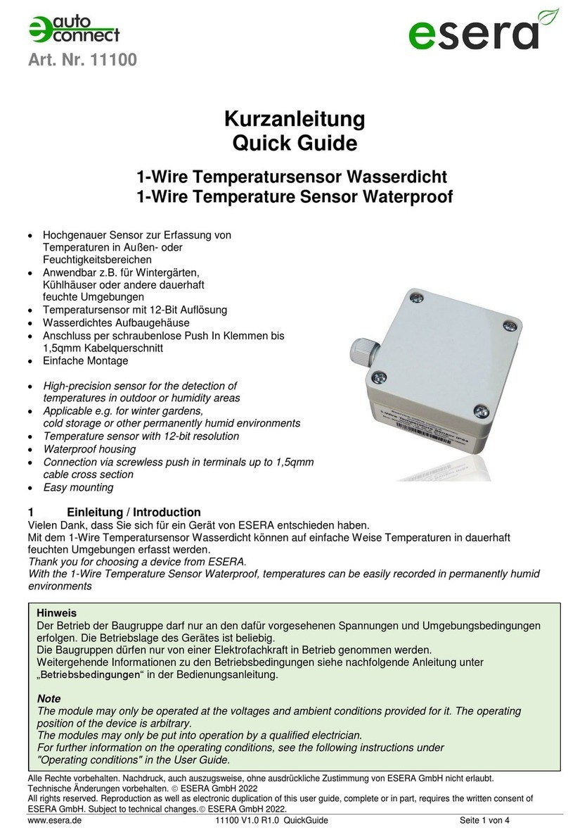 esera 11100 Manuel utilisateur