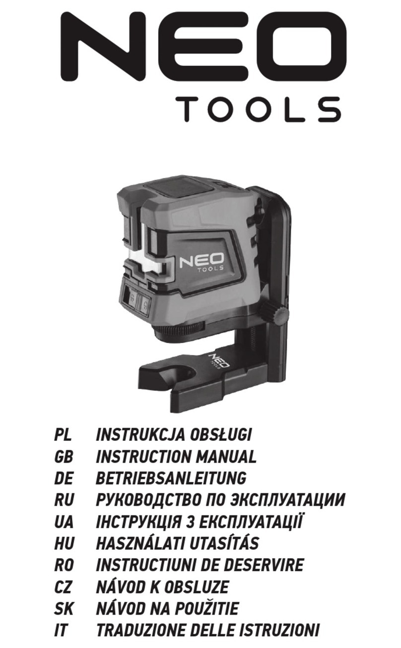 NEO TOOLS 75-101 Instructions de fonctionnement