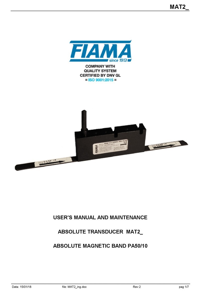 FIAMA MAT2 Mode d’emploi