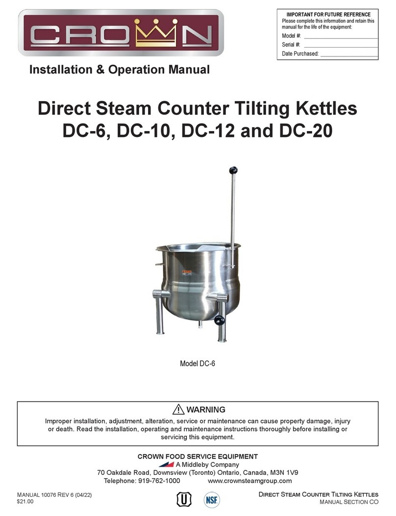Crown DC-6 Manuel utilisateur
