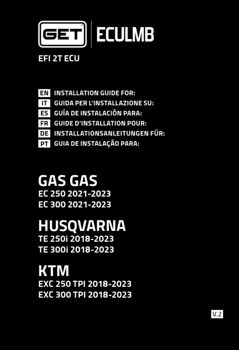 GET ECULMB EFI 2T ECU Manuel utilisateur