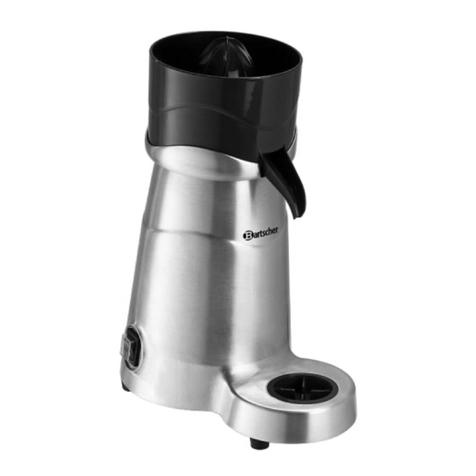 Bartscher Joy Manuel utilisateur