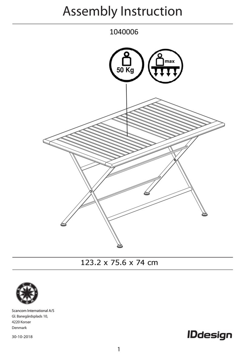 Scancom IDdesign 1040006 Manuel utilisateur