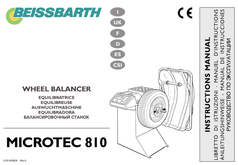 Beissbarth MICROTEC 810 Manuel utilisateur