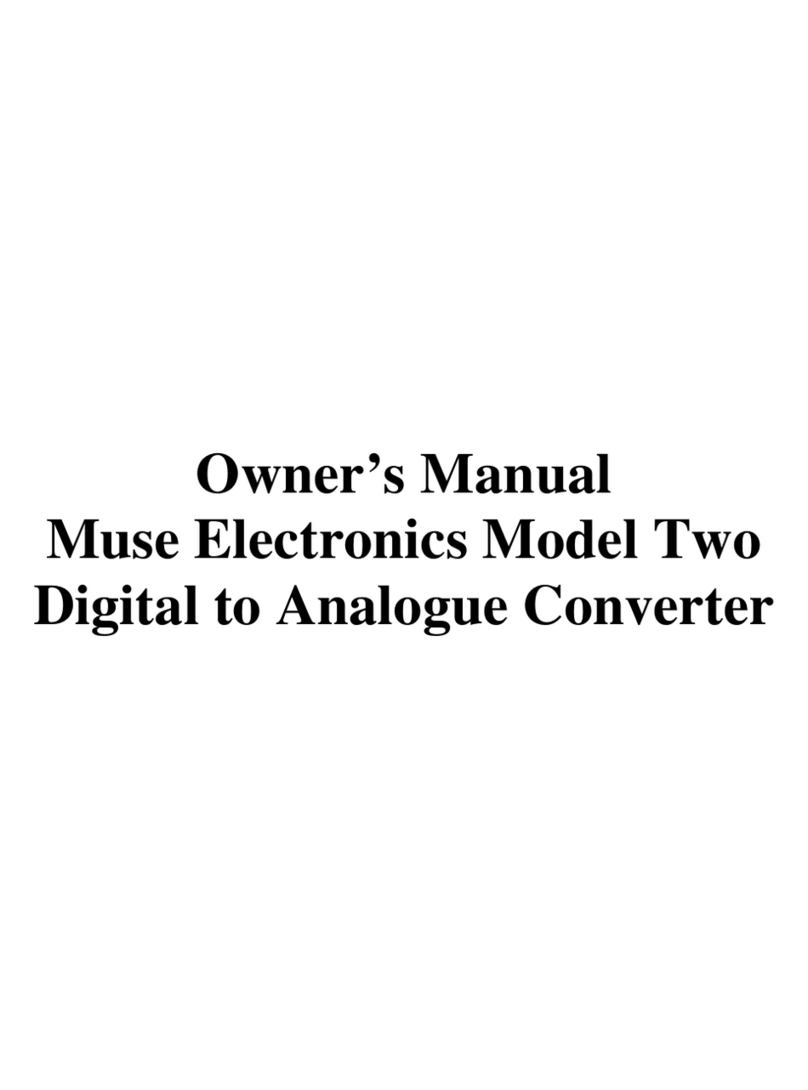Muse electronics Two Manuel utilisateur