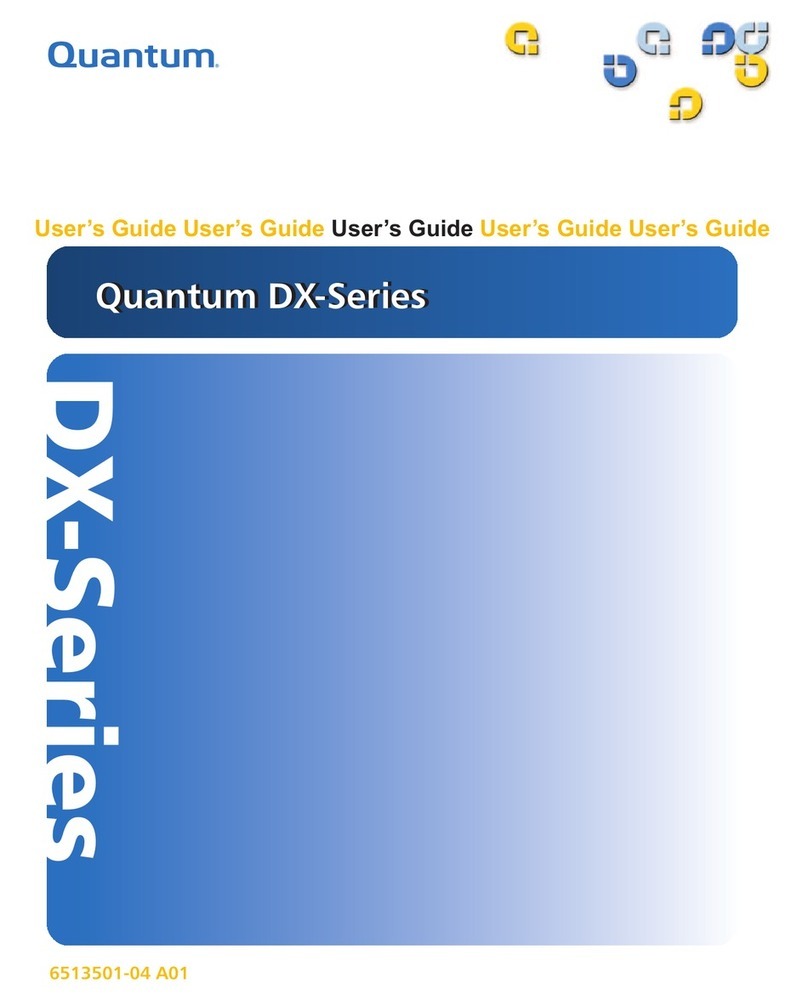 Quantum DX Series Manuel utilisateur Quantum DX Series Manuel utilisateur