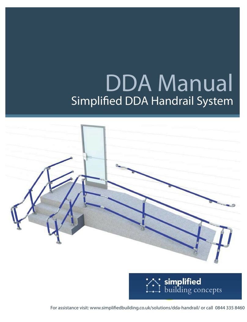 Simplified Building DDA Handrail System Manuel utilisateur