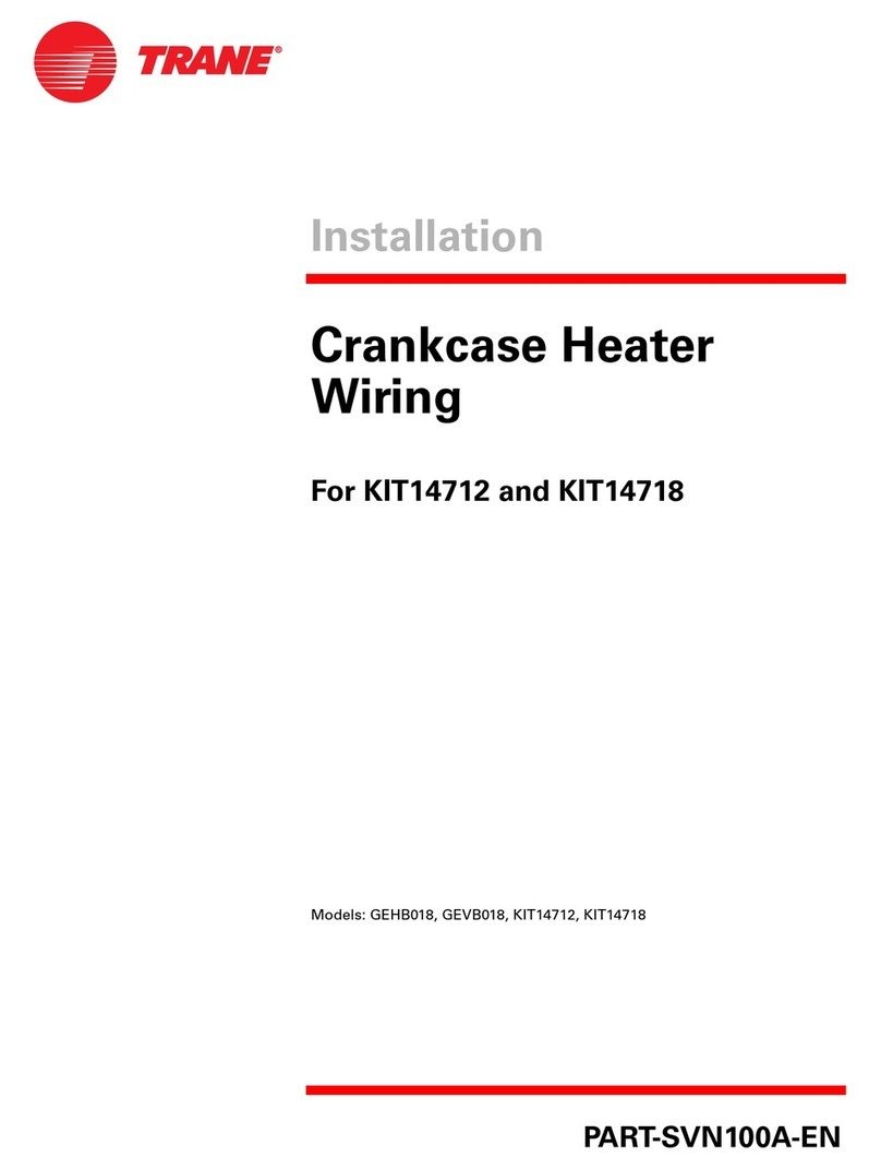 Trane GEHB018 Manuel utilisateur