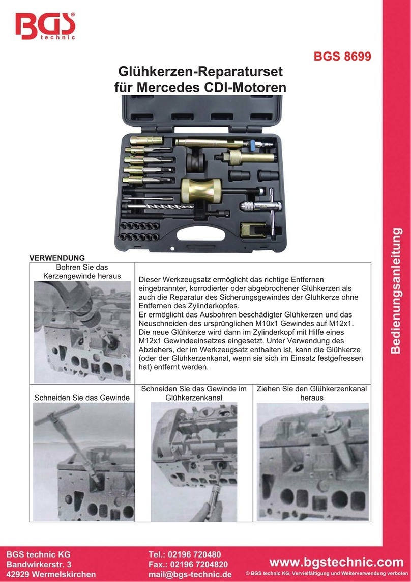 BGS technic BGS 8699 Manuel utilisateur