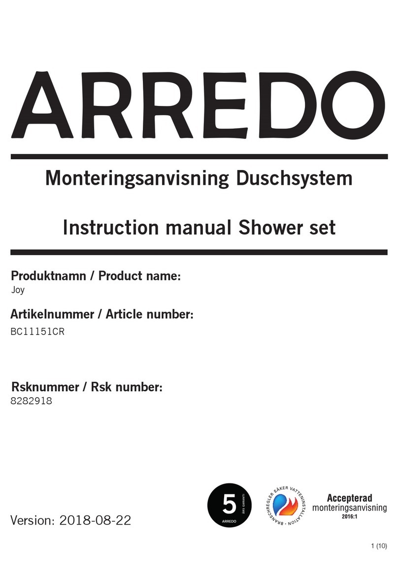 ARREDO BC11151CR Manuel utilisateur