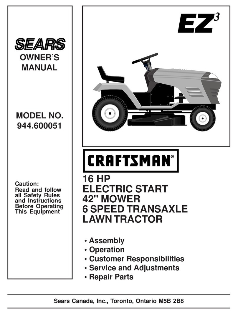 Sears CRAFTSMAN EZ3 Manuel utilisateur