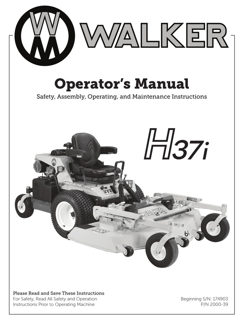 Walker H37i Manuel utilisateur