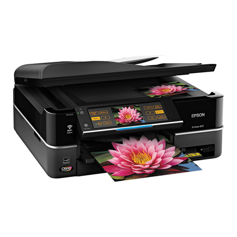 Epson Artisan 810 Series Manuel utilisateur