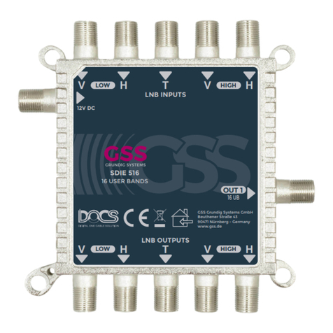 GSS SDIE 516 Manuel utilisateur