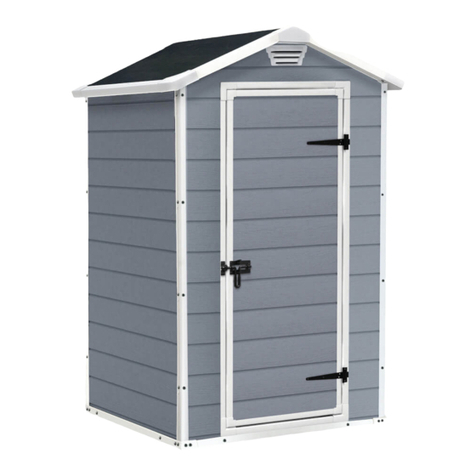 Keter MANOR 4x3 Manuel utilisateur