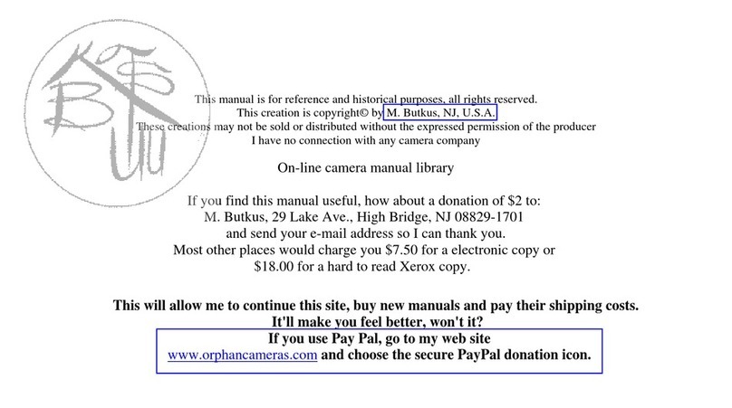 Minolta DATA BACK DB Manuel utilisateur