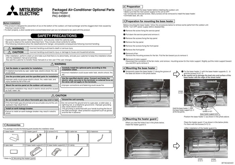 Mitsubishi Electric PAC-645BH-E Manuel utilisateur