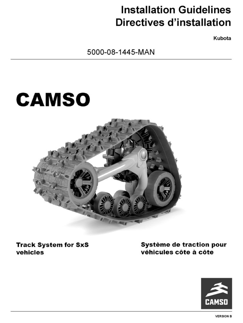 CAMSO UTV 4S1 Feuille d'instructions CAMSO UTV 4S1 Feuille d'instructions