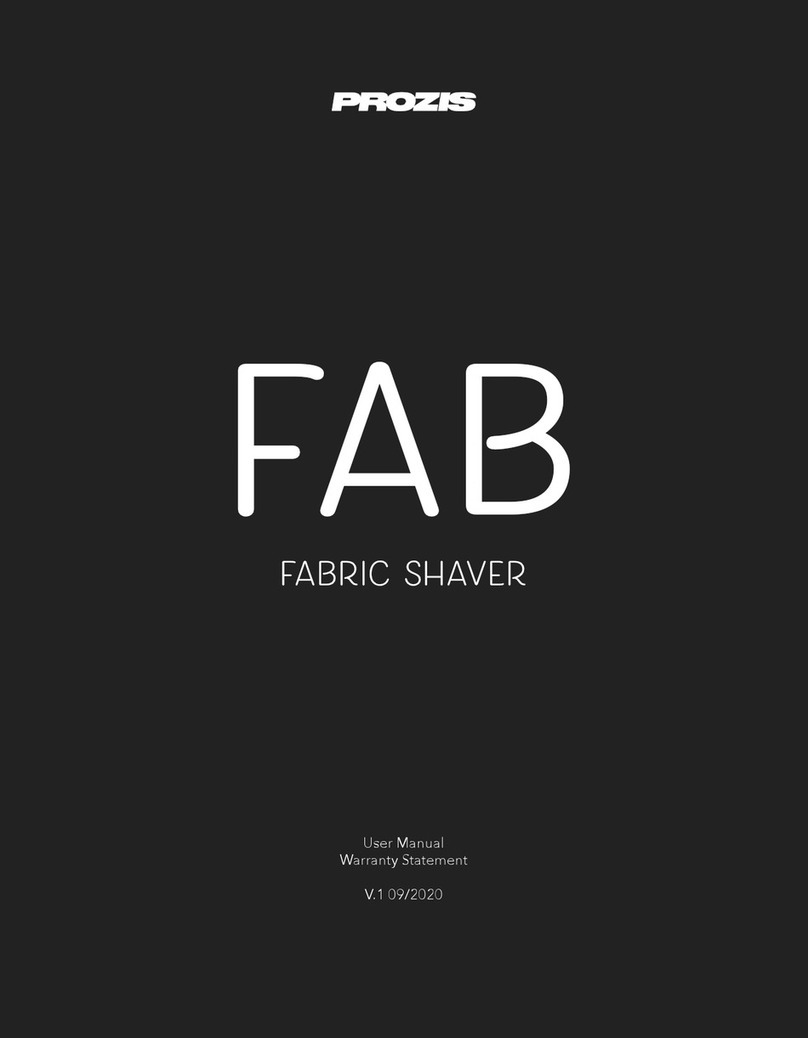 PROZIS Fab Manuel utilisateur