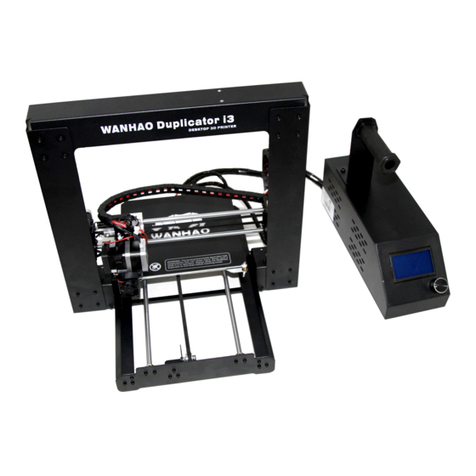 WANHAO Duplicator i3 Feuille d'instructions