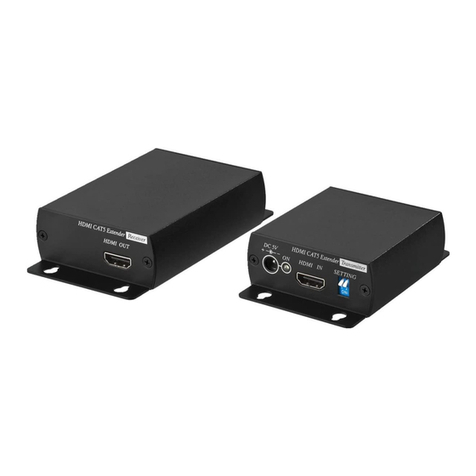 Monacor security HDEXT-600 Manuel utilisateur