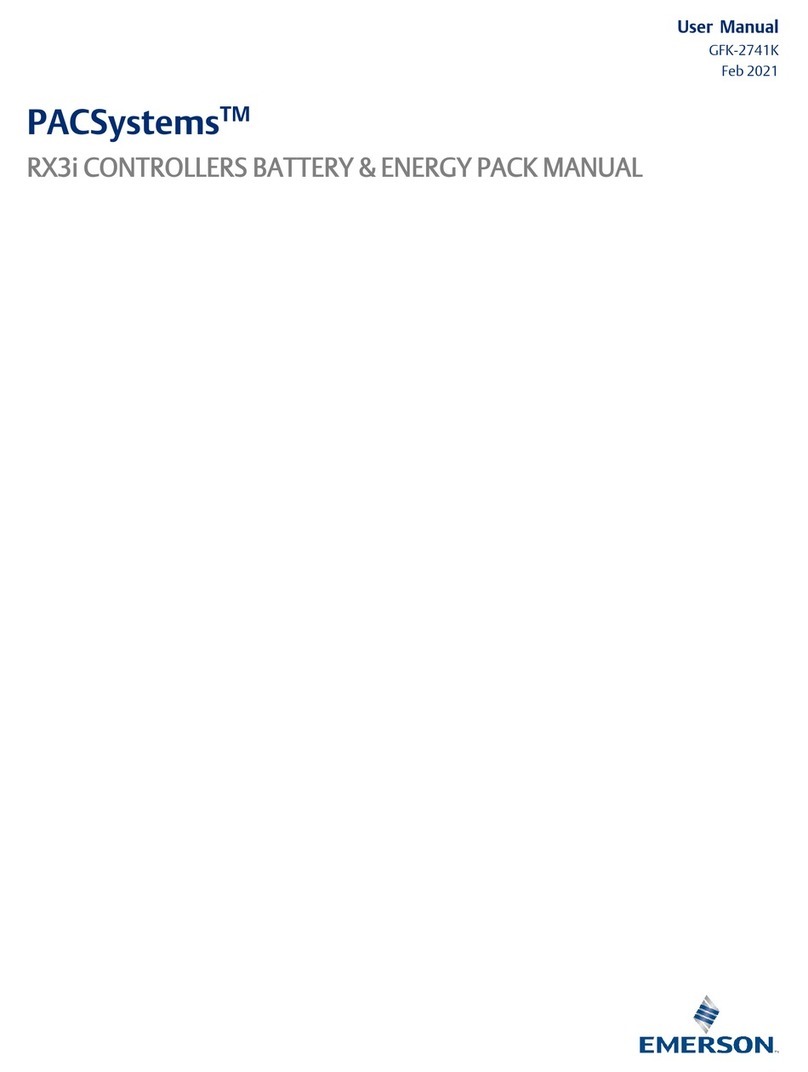 Emerson PACSystems RX3i Manuel utilisateur