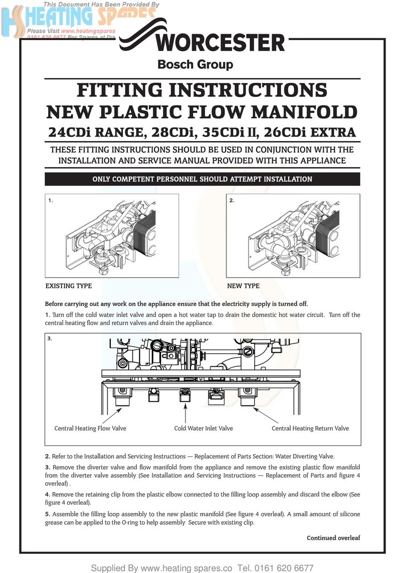 Bosch Worcester 24CDi Manuel utilisateur Bosch Worcester 24CDi Manuel utilisateur