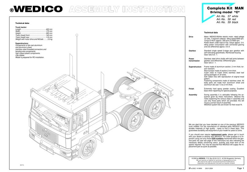 WEDICO MAN C Manuel utilisateur