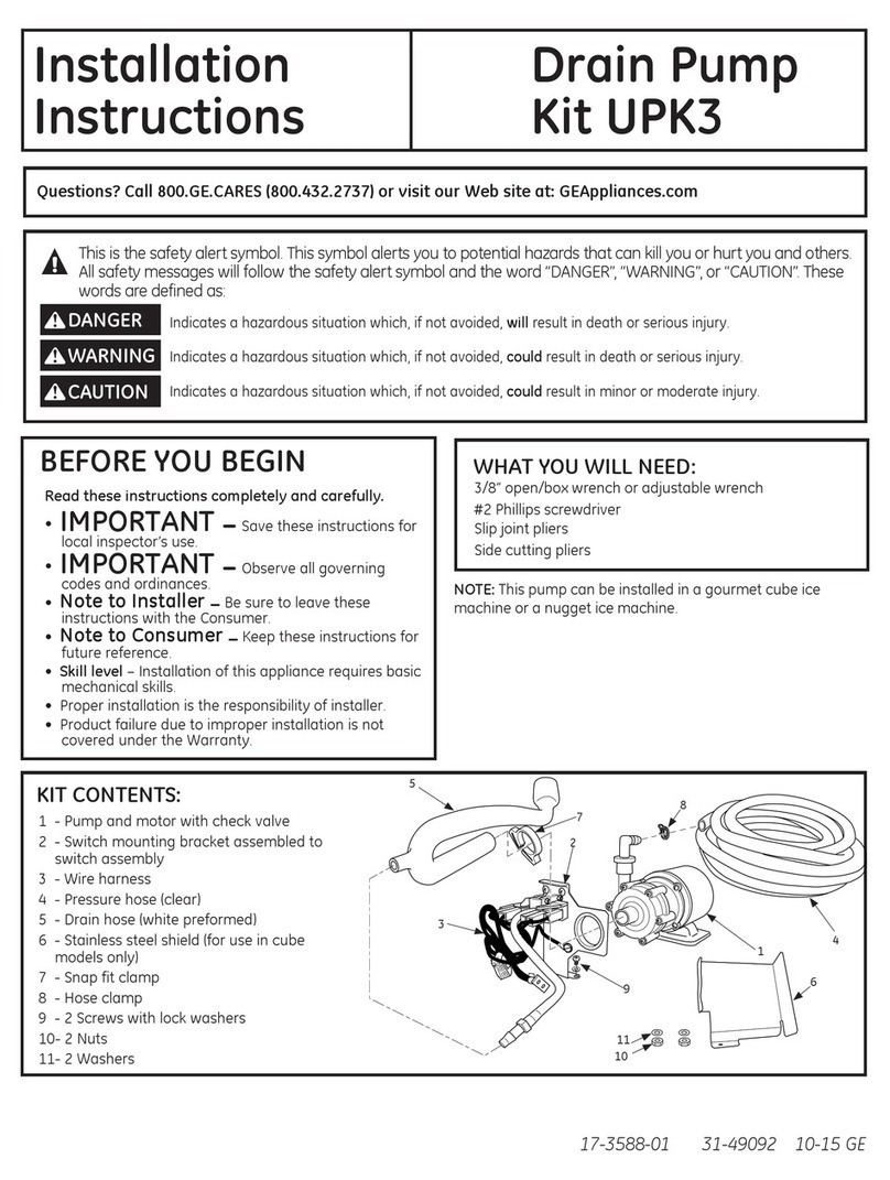 GE UPK3 Manuel utilisateur