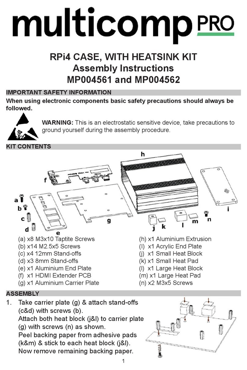 multicomp pro MP004561 Manuel utilisateur