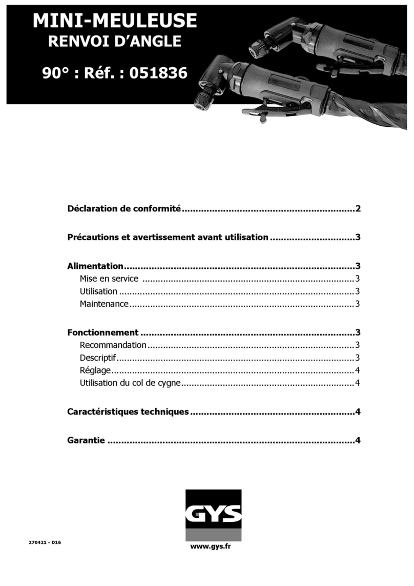 GYS 051836 Manuel utilisateur