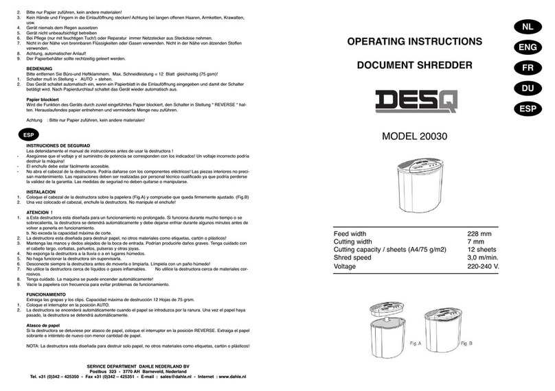 DesQ 20030 Manuel utilisateur DesQ 20030 Manuel utilisateur