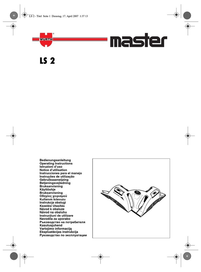 Würth Master LS 2 Manuel utilisateur