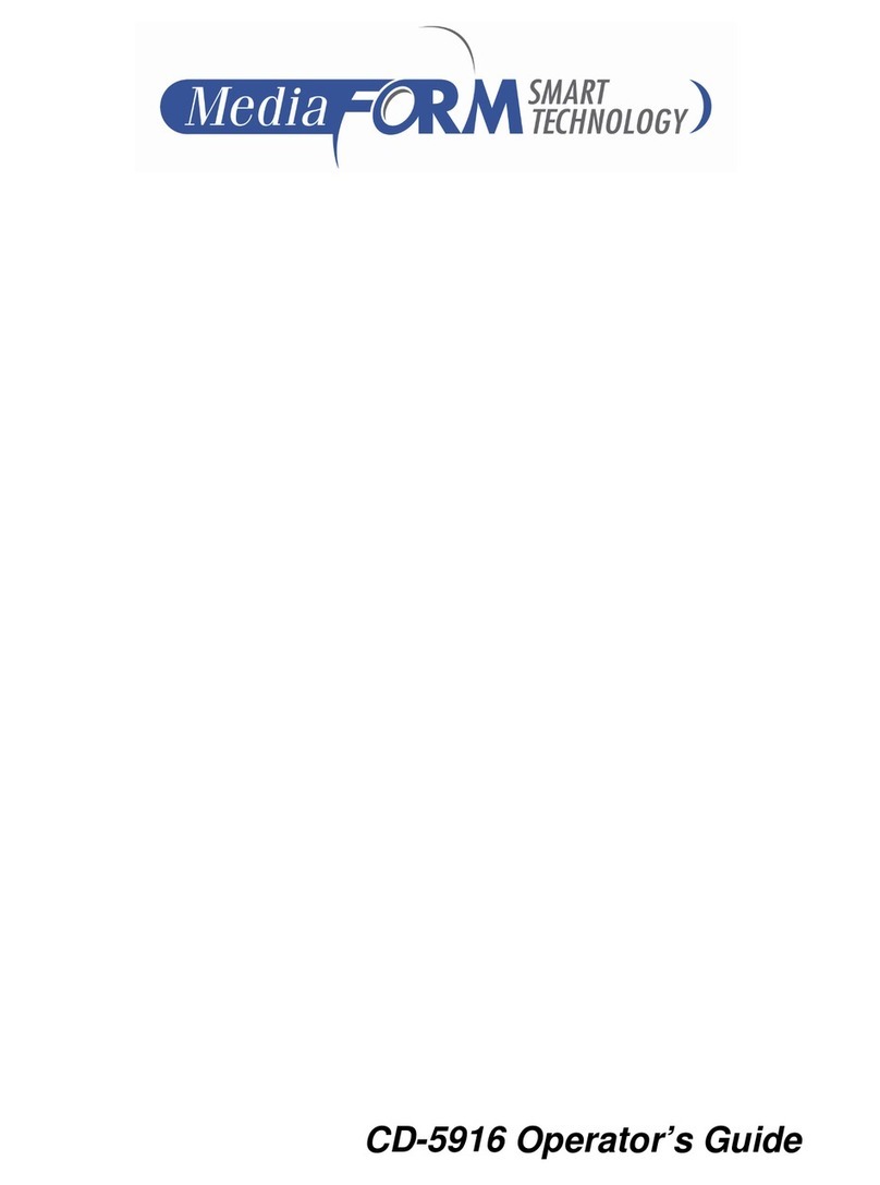MediaFORM CD-5916 Manuel MediaFORM CD-5916 Manuel