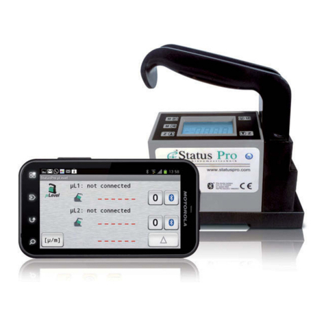 Status Pro Level Precision Manuel utilisateur