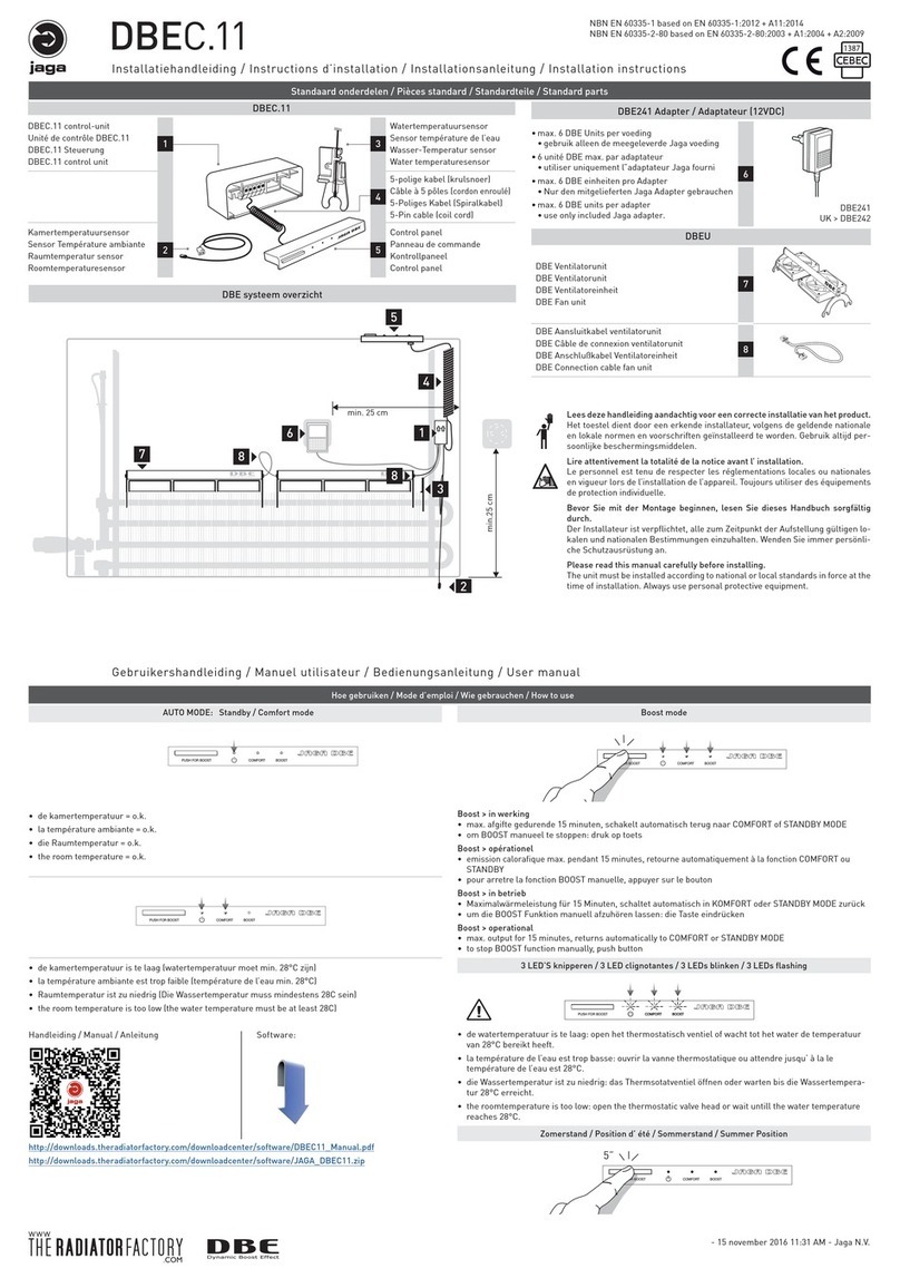 Jaga DBEC.11 Manuel utilisateur