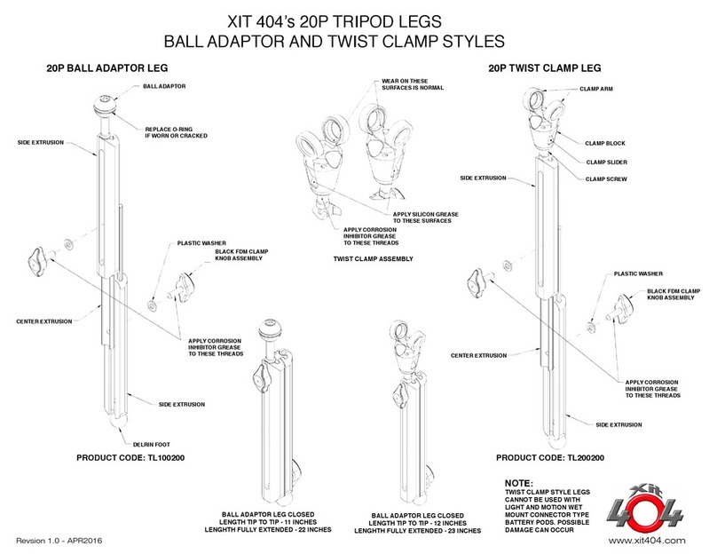 xit404 20P Manuel utilisateur