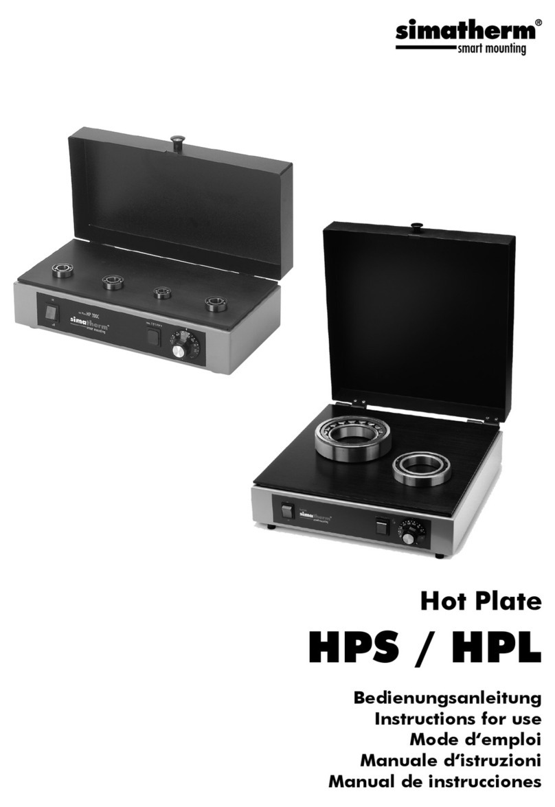 simatherm HPS Manuel utilisateur