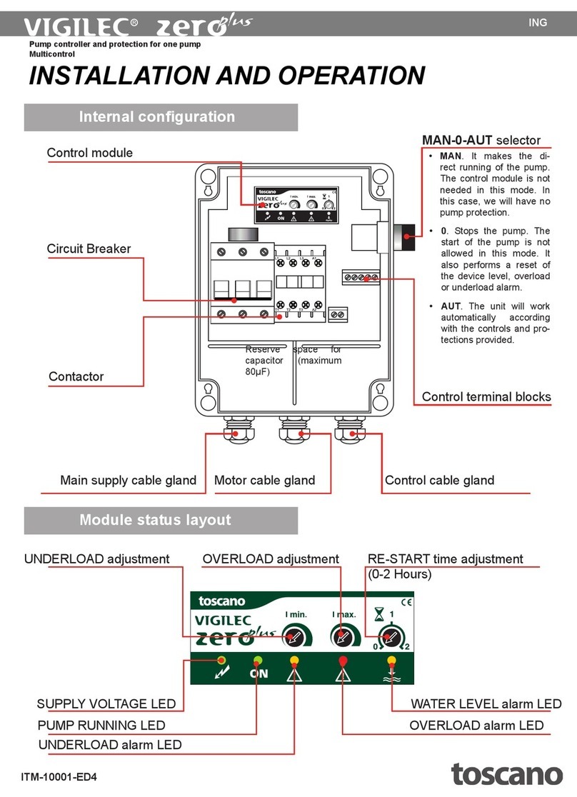 toscano VIGILEC Zero Plus Manuel du propriétaire toscano VIGILEC Zero Plus Manuel du propriétaire