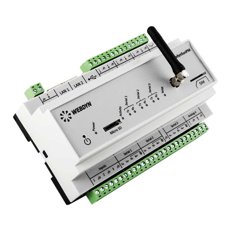 Webdyn WebdynSunPM Manuel utilisateur