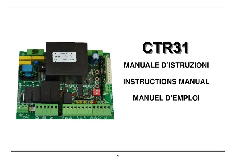 Leb Electronics CTR31 Manuel utilisateur Leb Electronics CTR31 Manuel utilisateur
