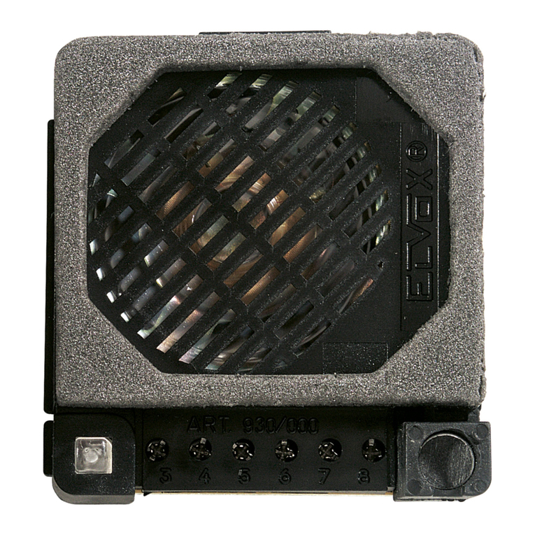 Vimar ELVOX 930A Manuel utilisateur