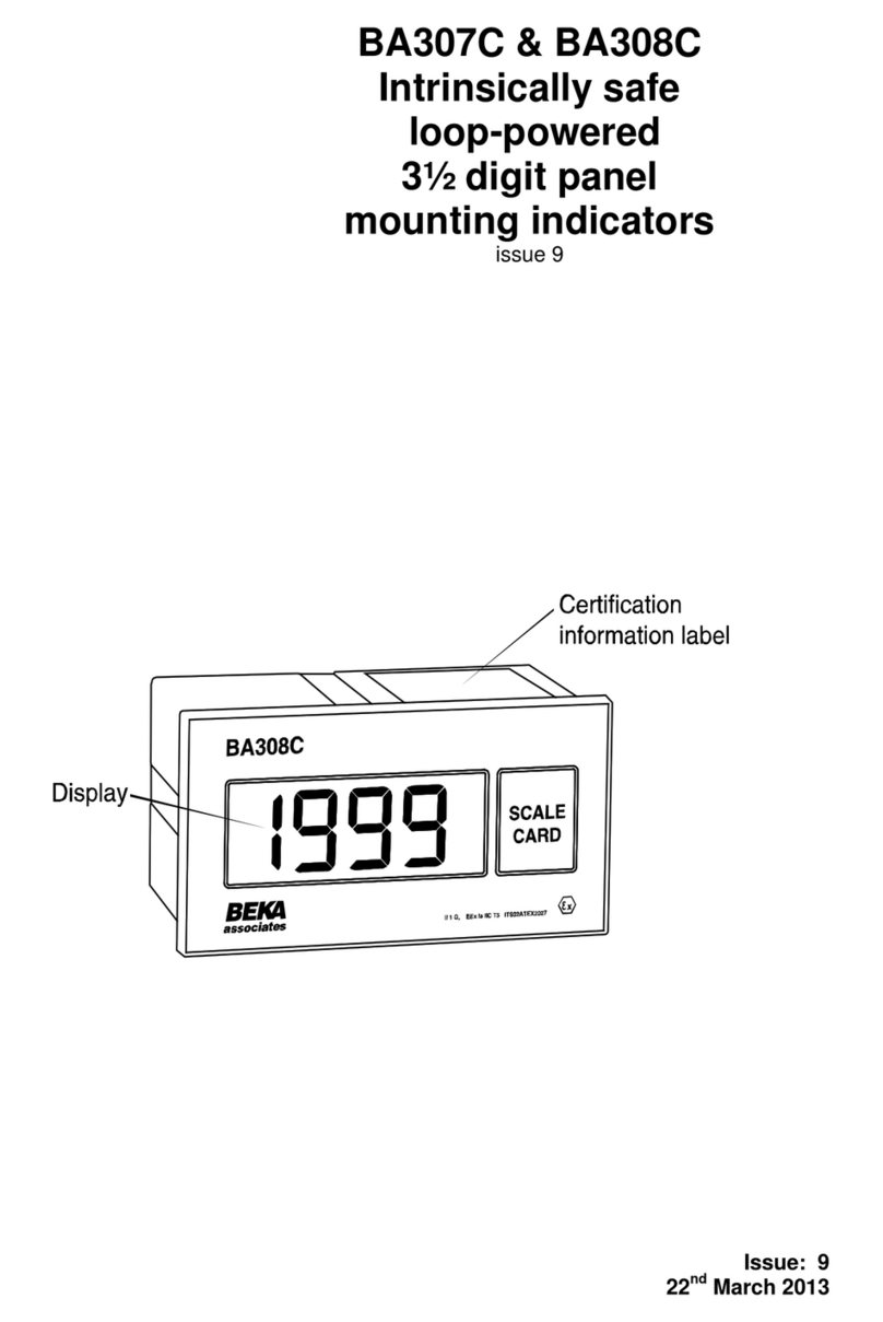 BEKA BA307C Manuel utilisateur