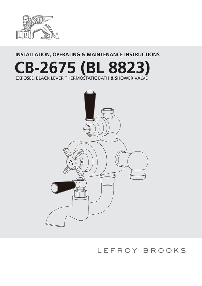 Lefroy Brooks CB-2675 Instructions de montage