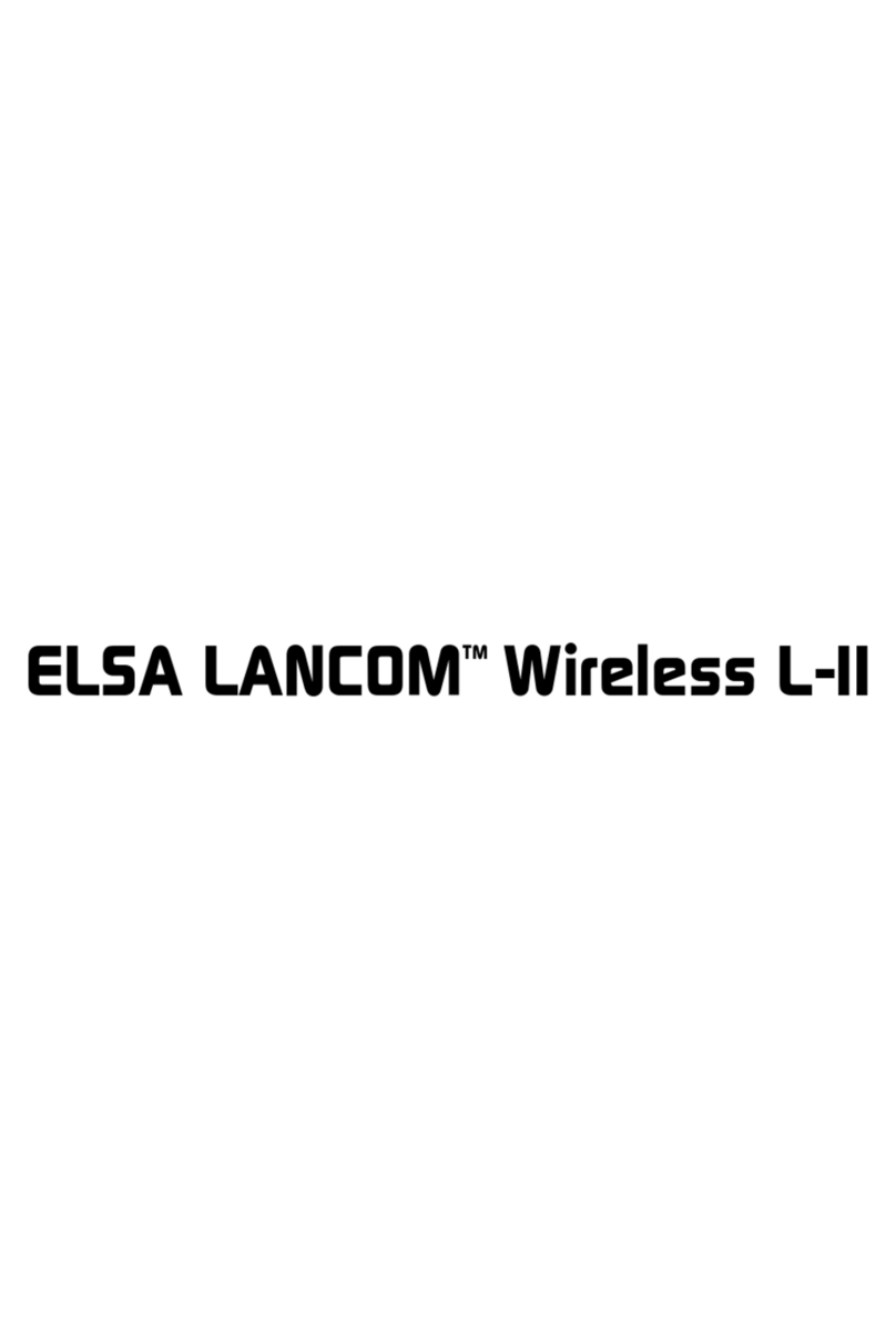 ELSA LANCOM Wireless L-II Manuel utilisateur