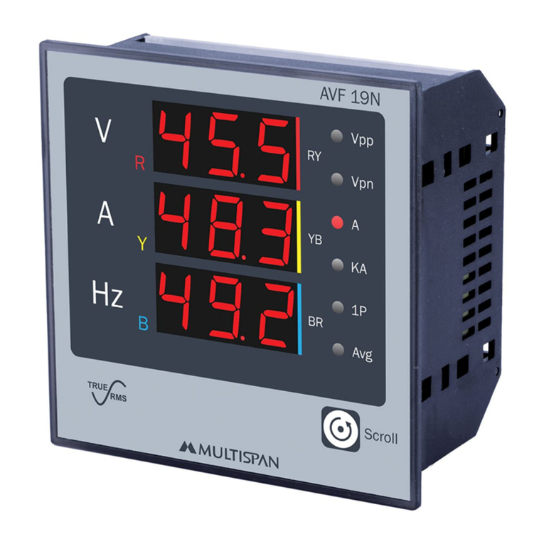 MULTISPAN AVF-19N Manuel utilisateur