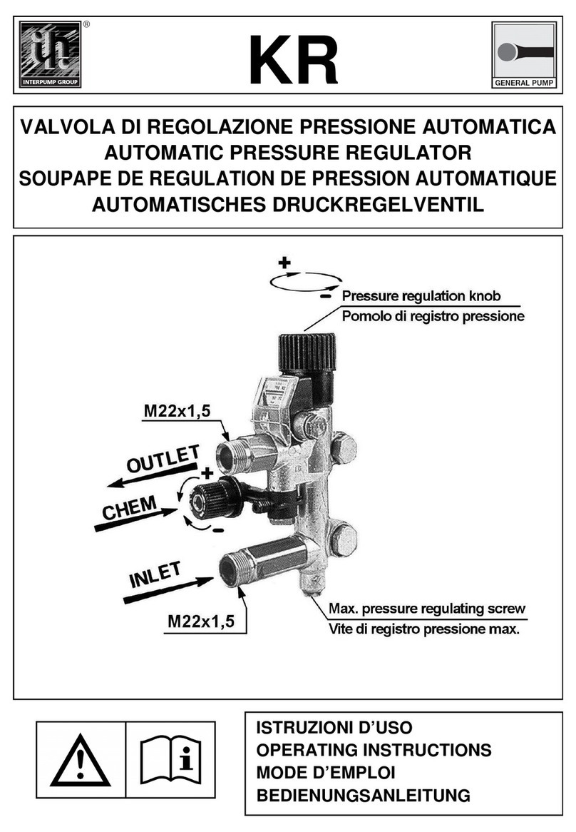 Interpump Group KR1 Manuel utilisateur