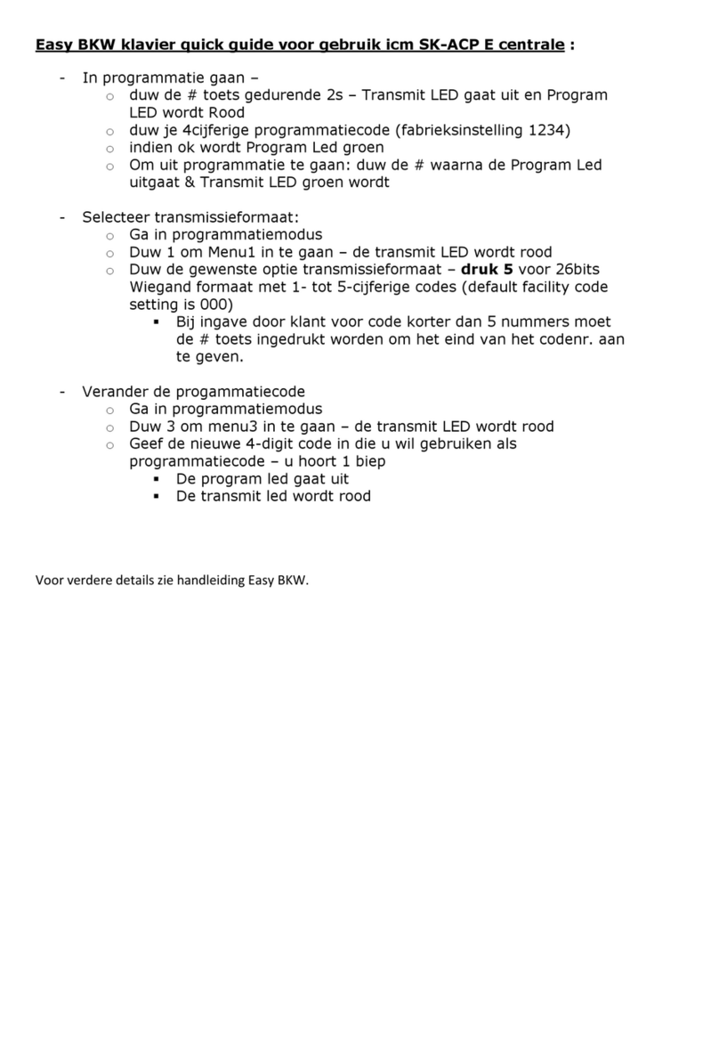 PRASTEL EASYKW Manuel utilisateur