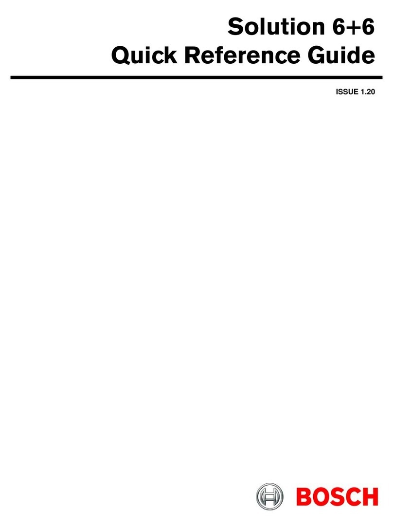 Bosch Solution 6+6 Wireless On/Off Manuel utilisateur