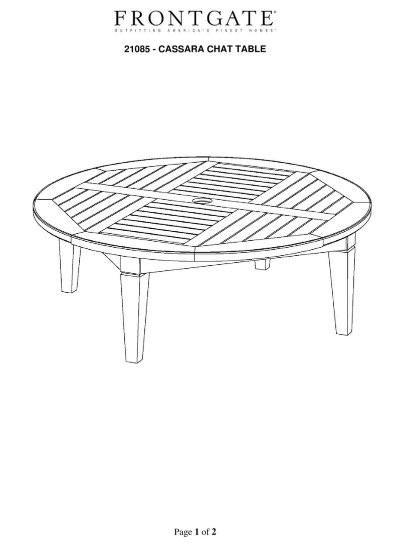 Frontgate CASSARA 21085 Manuel utilisateur Frontgate CASSARA 21085 Manuel utilisateur